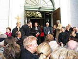 Letzte Vorbereitung des Stadtkirchenpfarrers.