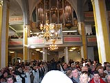 Unsere Stadtkirche St. Peter+Paul ist bis auf den letzten Platz gefllt.